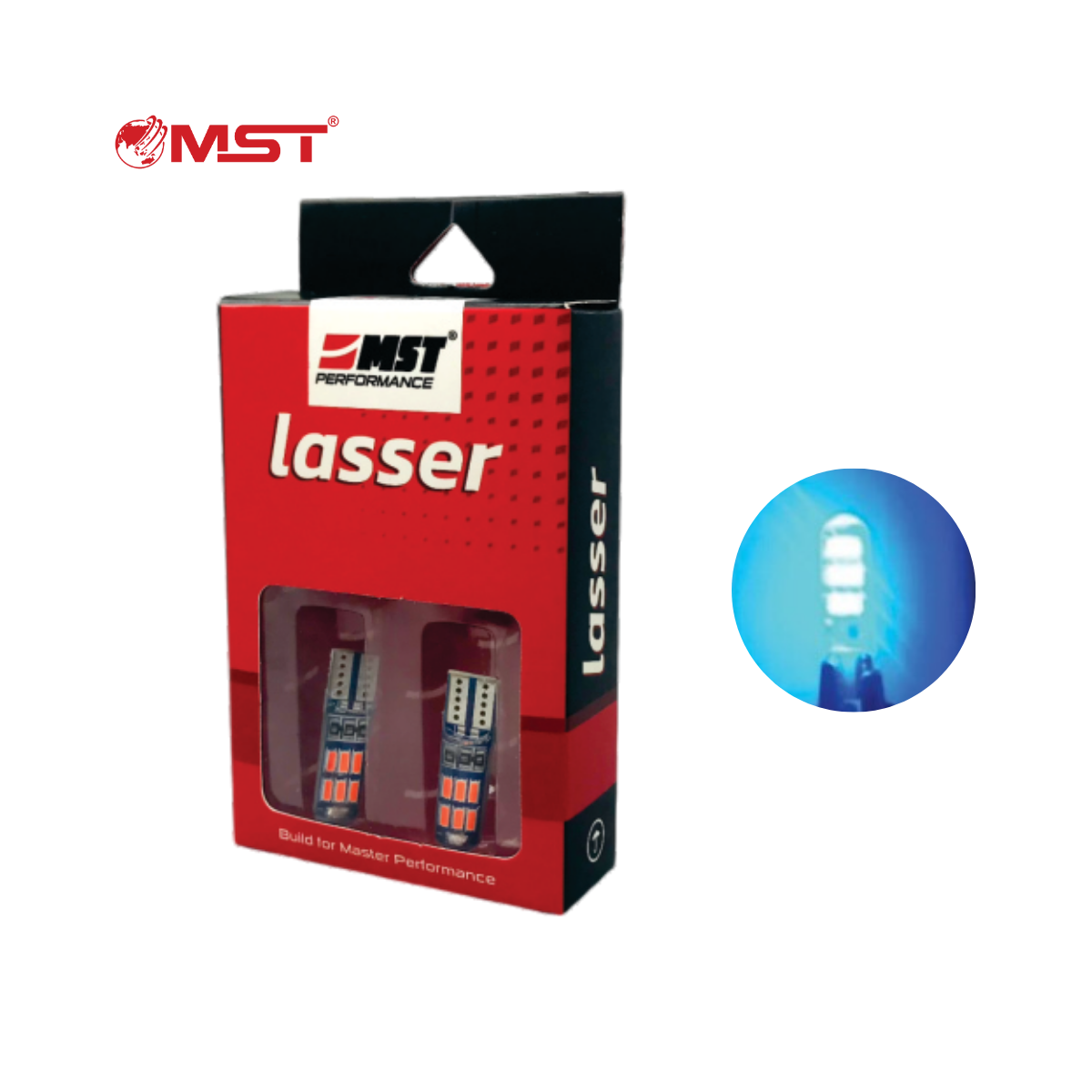 BOLAM LED JELLY SEIN KEDIP T10 15 TITIK -BLUE