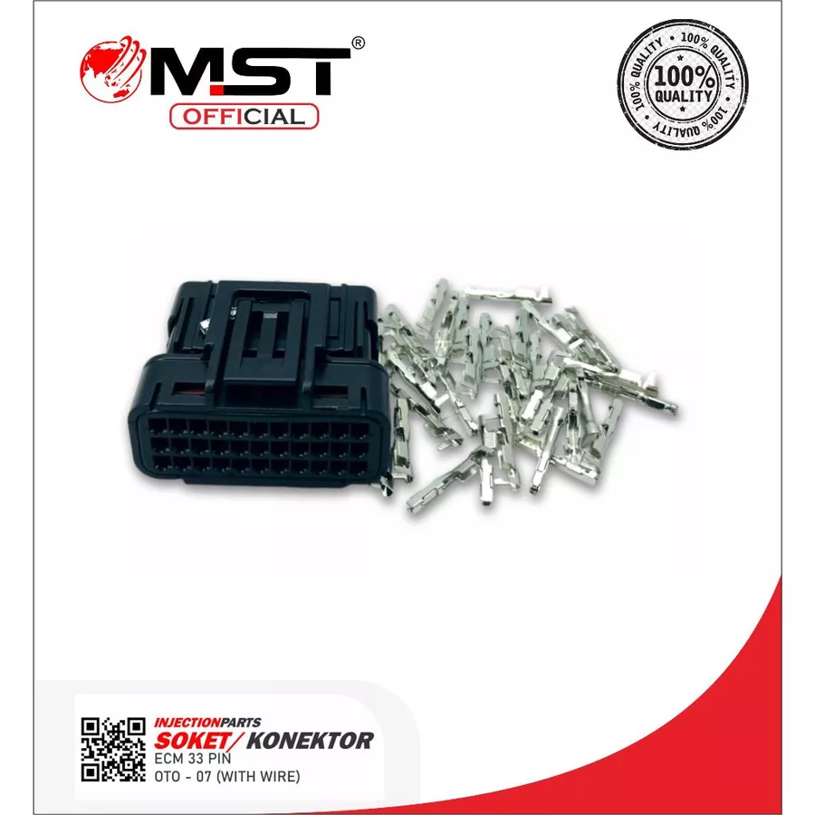 SOKET/KONEKTOR ECM 33PIN BEAT /SCOOPY/SPACY/VARIO 110/VARIO 125/PCX 150