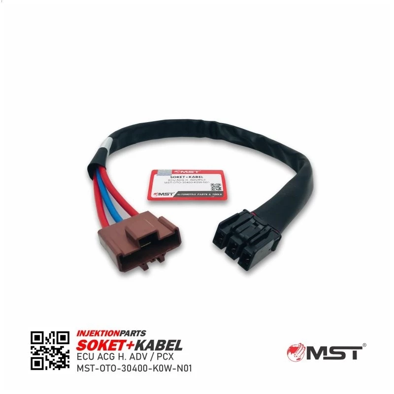 SOKET+KABEL ECU ACG HONDA ADV/PCX PJG KABEL 45cm