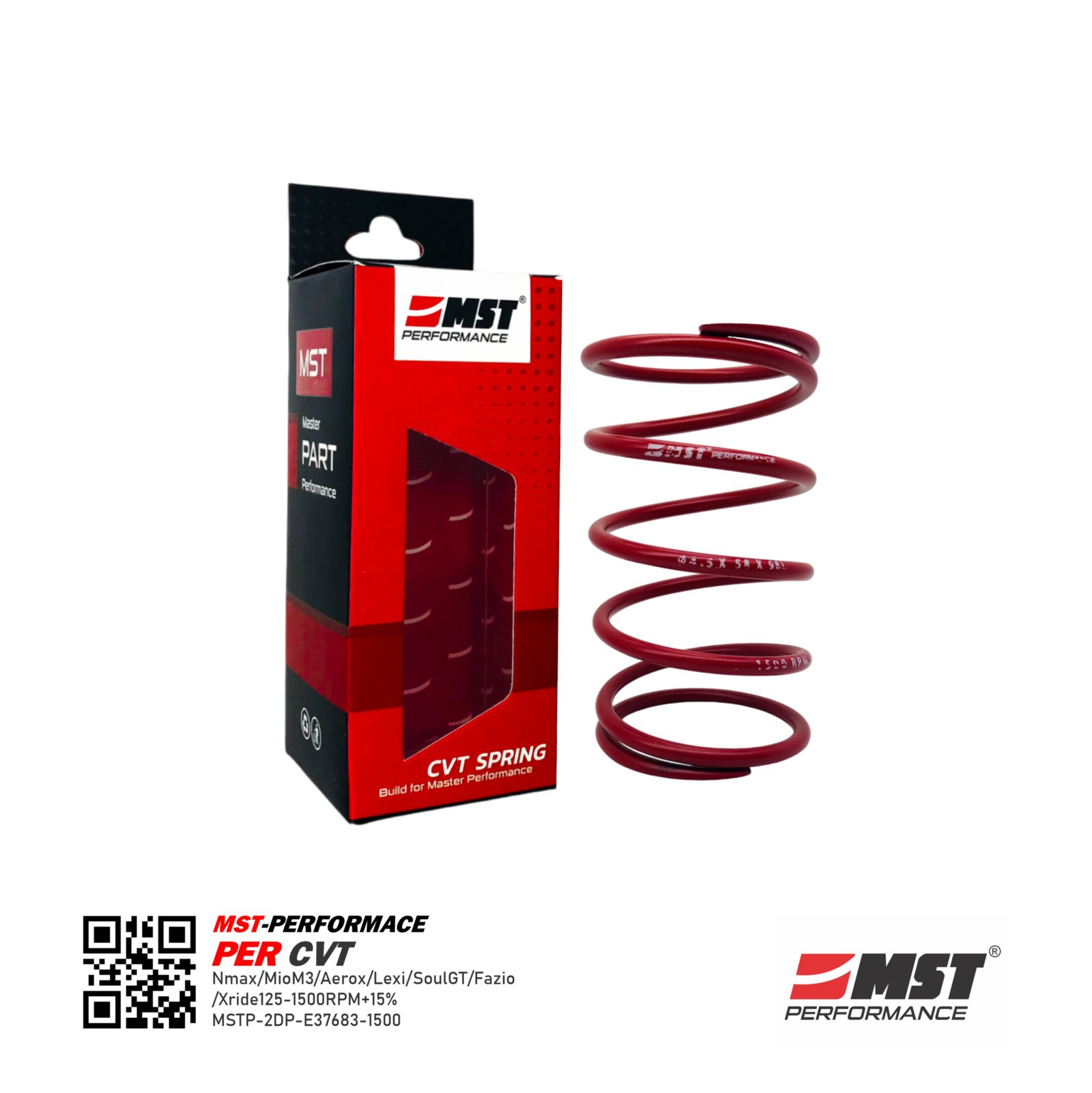 PER CVT-YAMAHA NMAX/MIOM3/AEROX/LEXI/SOULGT/FAZIO/XRIDE125-1500RPM+15%