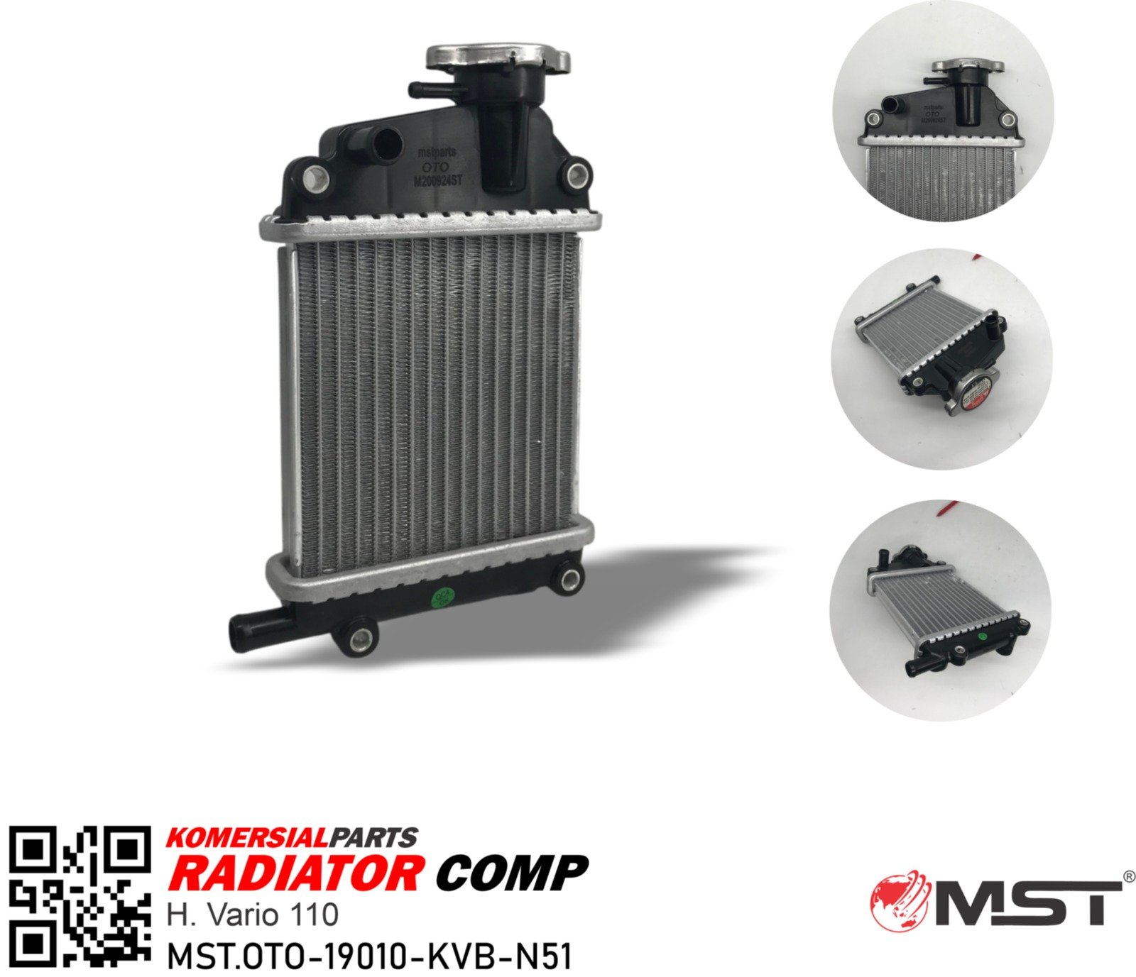 RADIATOR HONDA VARIO 110 KARBU