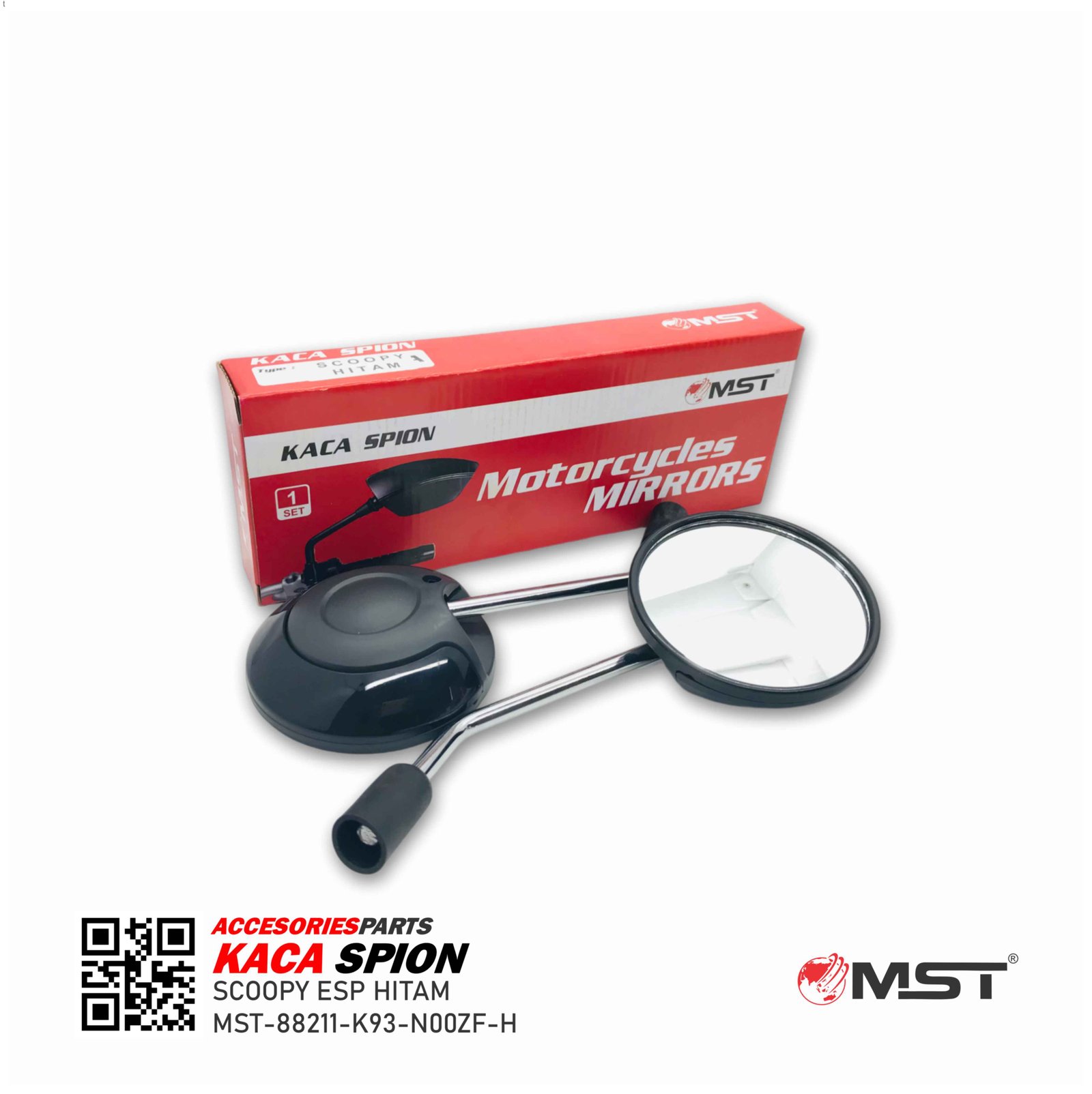 SPION HONDA SCOOPY ESP HITAM