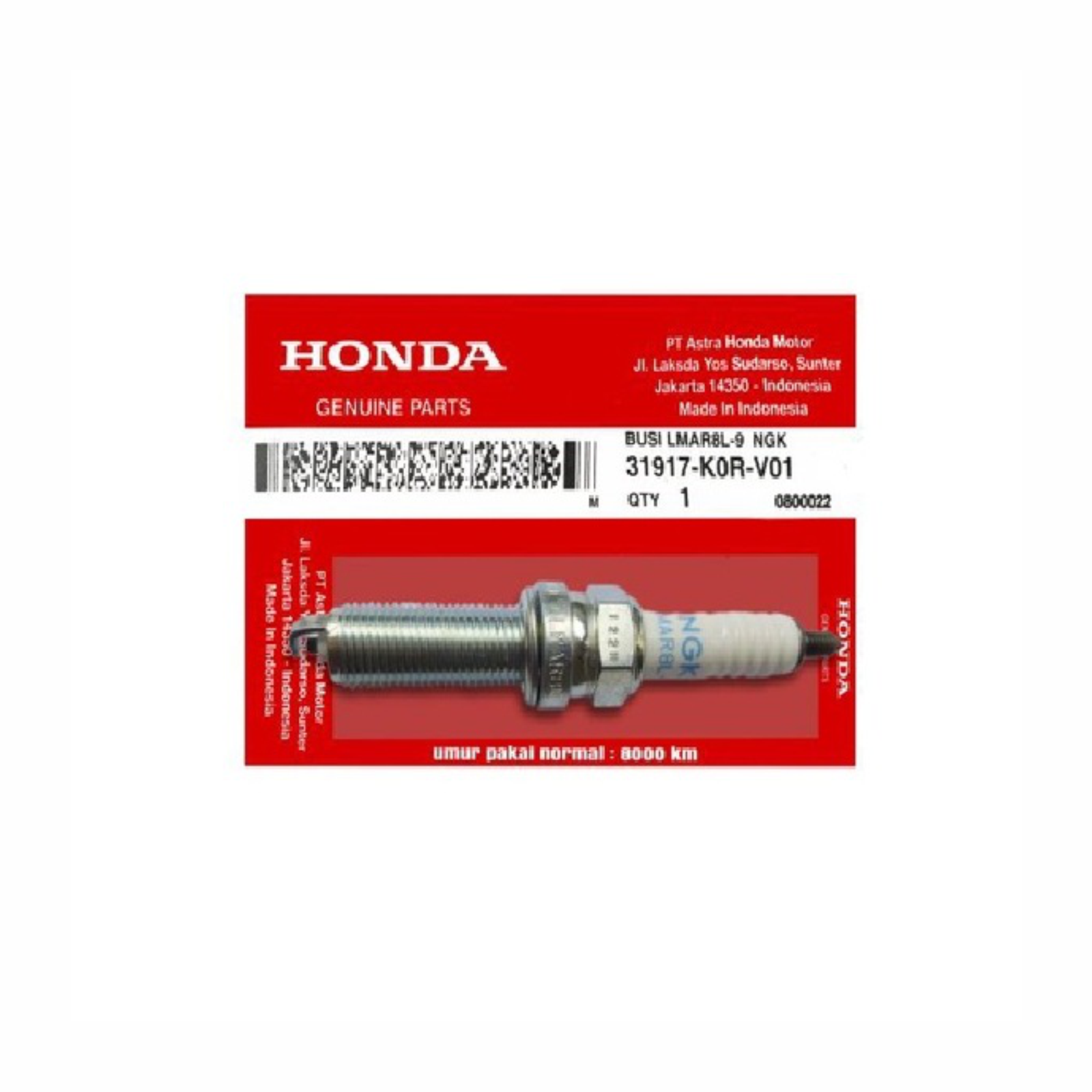 BUSI HONDA PCX 160 / VARIO 160 LMAR8L-9 ( NGK )