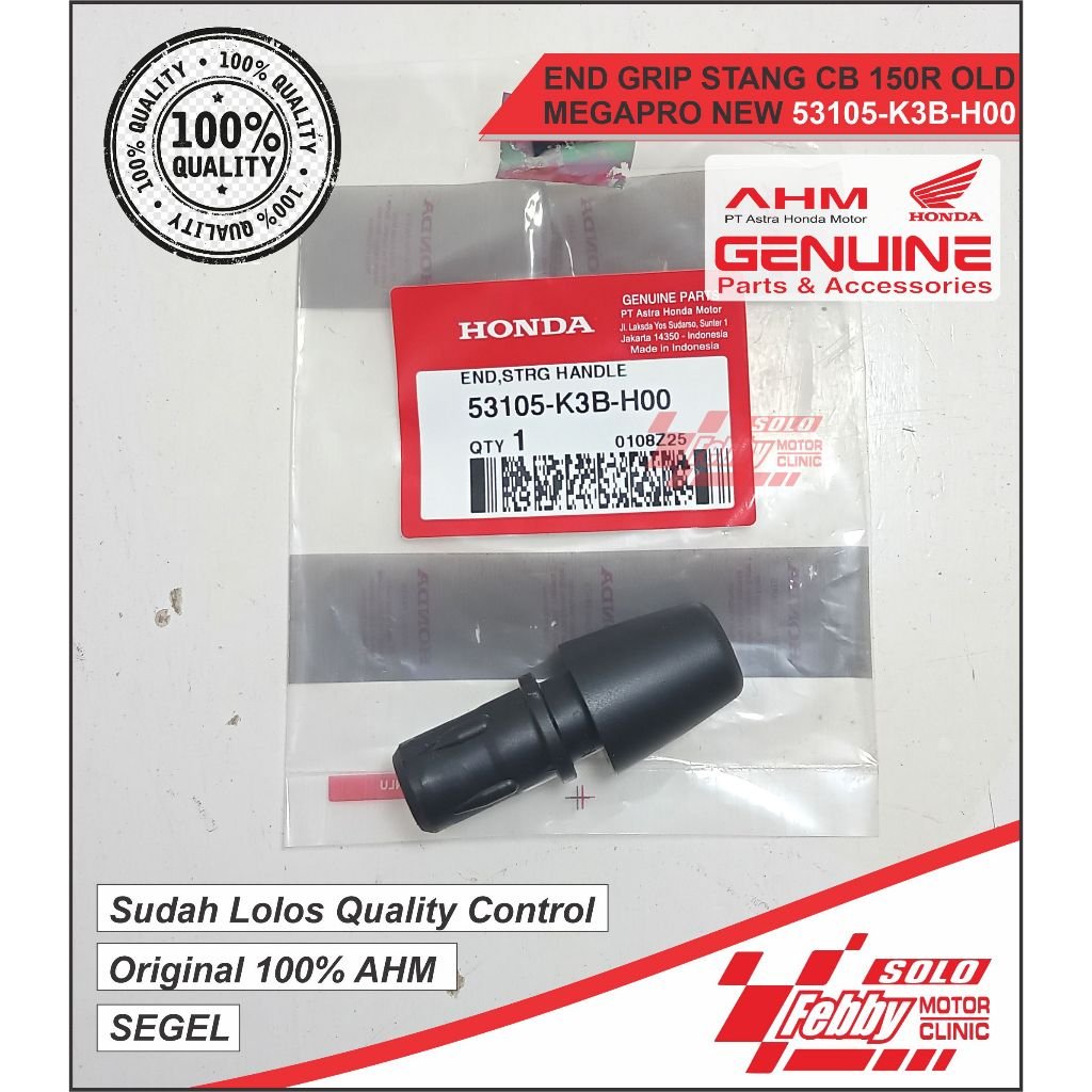 END GRIP STANG CB 150R OLD/ MEGAPRO NEW