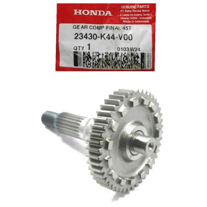 GEAR COMP FINAL 45T HONDA BEAT POP ESP / BEAT ESP / SCOOPY ESP