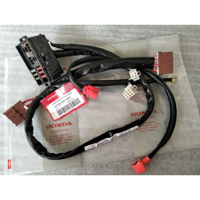 KABEL BODY BAGIAN BATERY BEAT ECO/NEW BEAT