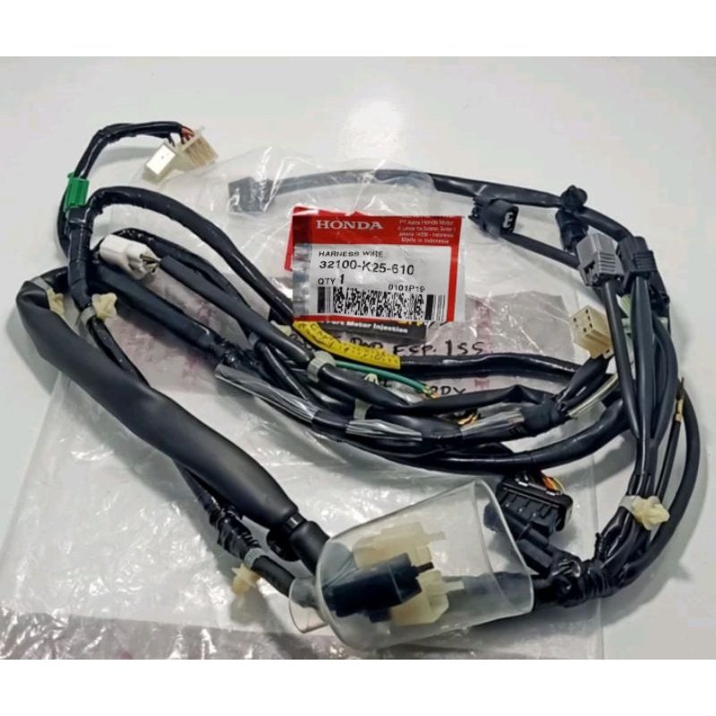 KABEL BODY BAGIAN BELAKANG HONDA BEAT POP / SCOOPY ESP LAMA - ISS