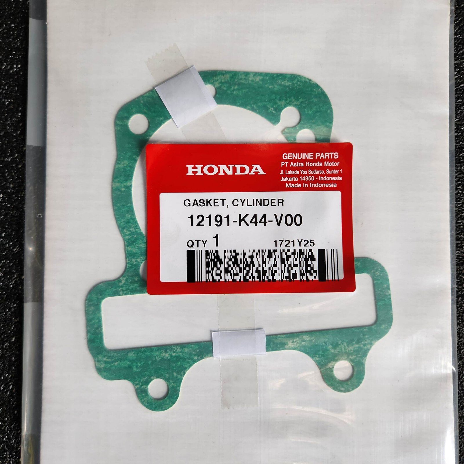 PERPAK/GASKET CYLINDER BLOK BEAT ESP/BEAT POP ESP/SCOPPY ESP