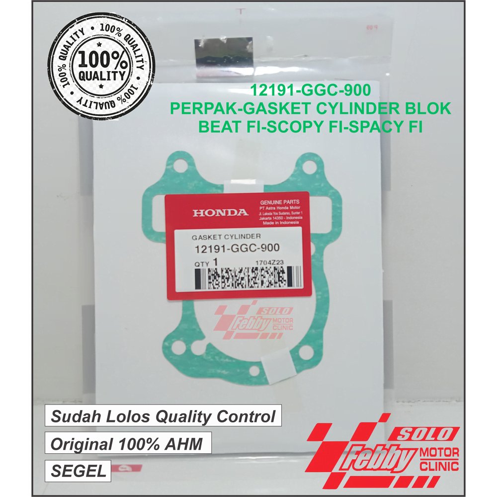 PERPAK/GASKET CYLINDER BLOK BEAT FI/SCOPY FI/SPACY FI NON ESP