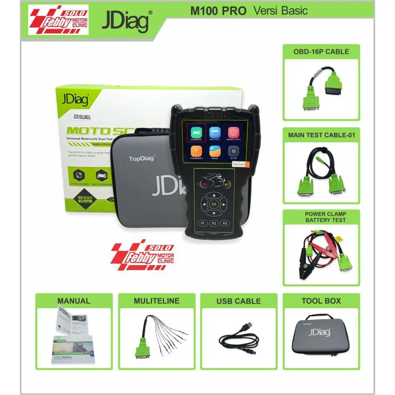 SCANNER J DIAG M-100 PRO VERSI BASIC